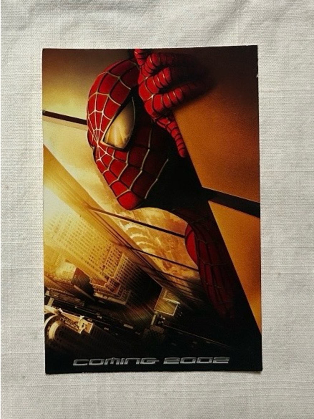 2002 Spider Man Post Card
